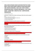 &lbrack;WGU D430 SCENARIO BASED QUESTION PRACTICE EXAM&comma; &NewLine;MOST TESTED QUESTIONS&rsqb; COMPLETE EXAM QUESTIONS &NewLine;AND VERIFIED ANSWERS &vert; 2026&ndash;2027 LATEST UPDATE &vert; &NewLine;GUARANTEED PASS &vert; DETAILED RATIONALES &vert; FULL STUDY &NewLine;GUIDE &vert; EXAM PREP &vert; PRACTICE TEST &vert; CERTIFICATION 