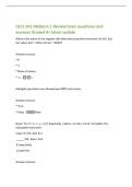 CECS 341 Midterm 1 Review Exam questions and&NewLine;answers Graded A&plus; latest update&NewLine;What is the value of the register &dollar;t0 after executing the instruction slt &dollar;t0&comma; &dollar;s0&comma;&NewLine;&dollar;s1 when &dollar;s0 &equals; 1101 and &dollar;s1 &equals; 0010&quest;&NewLine;Answer choices&colon;&NewLine;&ast; 0&NewLine;&ast; 1&NewLine;&ast; None of above&NewLine;&ast; -1 -1&NewLine;M