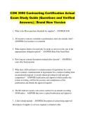 CON 3990 Contracting Certification Actual &NewLine;Exam Study Guide &lpar;Questions and Verified &NewLine;Answers&rpar; &vert; Brand New Version 
