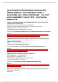 &lbrack;NUR 206 EXAM 2&rsqb; COMPLETE EXAM QUESTIONS AND &NewLine;VERIFIED ANSWERS &vert; 2026&ndash;2027 LATEST UPDATE &vert; &NewLine;GUARANTEED PASS &vert; DETAILED RATIONALES &vert; FULL STUDY &NewLine;GUIDE &vert; EXAM PREP &vert; PRACTICE TEST &vert; CERTIFICATION &NewLine;PREPARATION 