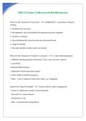 NHS 111 Exam 2 with accurate detailed answers