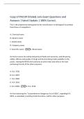 Copy of PACOP &lpar;Violet&rpar; Juris Exam Questions and&NewLine;Answers &vert; latest Update &vert; 100&percnt; Correct&period;&NewLine;This is the proprietary name given by the manufacturer to distinguish its product&NewLine;from those of competitors&period;&NewLine;A&period; Chemical name&NewLine;B&period; Generic name&NewLine;C&period; Brand name&NewLine;D&period; C