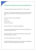 NHS Pathways DLP questions with accurate detailed answers