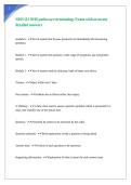 NHS 111 NHS pathways terminology Exam with accurate detailed answers