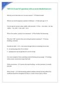 NHS 111 Exam W2 questions with accurate detailed answers