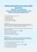 ShiftKey Enhanced Barrier Precautions &lpar;EBP&rpar; Assessment 2026&sol;2027 &vert; Newly Released &vert; Actual Exam &vert; Universal Infection Control Guide for CNA &vert; Guaranteed Pass - A&plus; Graded&NewLine;&NewLine;