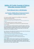 ShiftKey RN Facility Essentials & Platform Onboarding Assessment 2026&sol;2027 &vert; Newly Released &vert; Actual Exam &vert; App Mechanics&comma; Bidding Rules & Etiquette Q&A &vert; Guaranteed Pass - A&plus; Graded&NewLine;&NewLine;