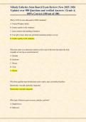 Milady Esthetics State Board Exam Review &lpar;New 2025&sol; 2026 &NewLine;Update&rpar; over 900 Questions and verified Answers &vert; Grade A&vert; &NewLine; 100&percnt; Correct &lpar;100 out of 100&rpar;