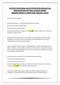 CERTIFIED PROFESSIONAL BILLER CERTIFICATION EXAM&vert;ACTUAL EXAM QUESTIONS WITH WELL DETAILED CORRECT ANSWERS&vert;GRADED A&plus;&vert;BRAND NEW 2026&sol;2027 UPDATE