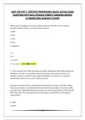 AAPC CPB TEST C -CERTIFIED PROFESSIONAL BILLER &vert;ACTUAL EXAM QUESTIONS WITH WELL DETAILED CORRECT ANSWERS&vert;GRADED A&plus;&vert;BRAND NEW 2026&sol;2027 UPDATE