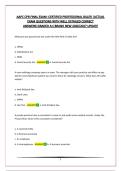 AAPC CPB FINAL EXAM -CERTIFIED PROFESSIONAL BILLER &vert;ACTUAL EXAM QUESTIONS WITH WELL DETAILED CORRECT ANSWERS&vert;GRADED A&plus;&vert;BRAND NEW 2026&sol;2027 UPDATE
