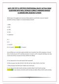 AAPC CPB TEST B -CERTIFIED PROFESSIONAL BILLER &vert;ACTUAL EXAM QUESTIONS WITH WELL DETAILED CORRECT ANSWERS&vert;GRADED A&plus;&vert;BRAND NEW 2026&sol;2027 UPDATE