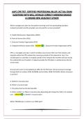 AAPC CPB TEST -CERTIFIED PROFESSIONAL BILLER &vert;ACTUAL EXAM QUESTIONS WITH WELL DETAILED CORRECT ANSWERS&vert;GRADED A&plus;&vert;BRAND NEW 2026&sol;2027 UPDATE