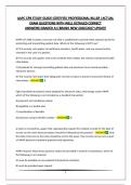 AAPC CPB STUDY GUIDE-CERTIFIED PROFESSIONAL BILLER &vert;ACTUAL EXAM QUESTIONS WITH WELL DETAILED CORRECT ANSWERS&vert;GRADED A&plus;&vert;BRAND NEW 2026&sol;2027 UPDATE