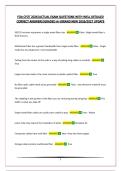 FOA CFOT 2026&vert;ACTUAL EXAM QUESTIONS WITH WELL DETAILED CORRECT ANSWERS&vert;GRADED A&plus;&vert;BRAND NEW 2026&sol;2027 UPDATE