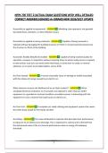 NFPA 70E TEST 2&vert;ACTUAL EXAM QUESTIONS WITH WELL DETAILED CORRECT ANSWERS&vert;GRADED A&plus;&vert;BRAND NEW 2026&sol;2027 UPDATE