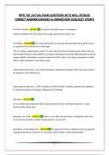 NFPA 70E &vert;ACTUAL EXAM QUESTIONS WITH WELL DETAILED CORRECT ANSWERS&vert;GRADED A&plus;&vert;BRAND NEW 2026&sol;2027 UPDATE