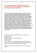 GIA DIAMOND AND DIAMOND GRADING EXAM 400 &NewLine;ACTUAL QUESTIONS AND CORRECT ANSWERS WITH &NewLine;RATIONALE ALREADY GRADED A&plus; &NewLine;