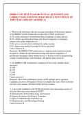IBHRE CCDS TEST EXAM 400 ACTUAL QUESTIONS AND &NewLine;CORRECT SOLUTIONS WITH RATIONALE NEW UPDATE OF &NewLine;THIS YEAR ALREADY GRADED A&plus;