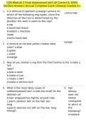 COS Module 2 Final Assessment with all Correct & 100&percnt; Verified Answers &vert;Actual Complete Exam &vert;Already Graded A&plus;