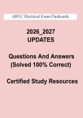 ABYC Electrical Exam Flashcards PDF &vert; Marine Electrical Certification Study Guide & Practice Review &lpar;2026&ndash;2027&rpar;