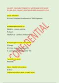 AG-ACNP - COMMON PROBLEMS IN ACUTE CARE&sol; ACNP BOARD &NewLine;REVIEW WITH COMPLETE SOLUTION A&plus; 2026 GUARANTEED PASS