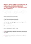 Chapter 47 Nutrition &ndash; Nursing Nutrition Assessment&comma; Enteral Feeding&comma; TPN&comma; and Diet Therapy Test Bank Questions with Answers and Rationales