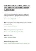 X RAY PRACTICE TEST CERTIFICATION TEST&NewLine;2026 QUESTIONS AND VERIFIED ANSWERS&NewLine;ALREADY PASSED