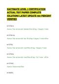 XACTIMATE LEVEL 2 CERTIFICATION&NewLine;ACTUAL TEST PAPER COMPLETE&NewLine;SOLUTIONS LATEST UPDATE 100 PERCENT&NewLine;VERIFIED&NewLine;