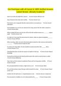 Cos Final Exam with all Correct & 100&percnt; Verified Answers &vert;Latest Version &vert;Already Graded A&plus;