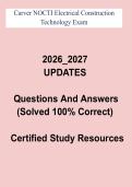 Carver NOCTI Electrical Construction Technology Exam PDF &vert; Comprehensive Study Guide & Practice Review &lpar;2026&ndash;2027&rpar;