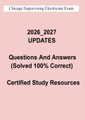 Chicago Supervising Electrician Exam PDF &vert; Master Electrician Study Guide & Licensing Exam Review &lpar;2026&ndash;2027&rpar;