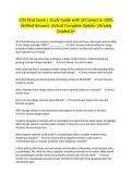 Cos Exam Ace - Final v1 with all Correct & 100&percnt; Verified Answers &vert;Latest Version &vert;Already Graded A&plus;