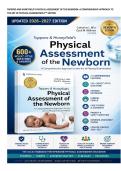 Full Test Bank for Tappero & Honeyfield's Physical Assessment of the Newborn 7th Edition &vert; 600&plus; NCLEX Questions & Rationales &vert; Complete 21 Chapters &vert; Updated 2026-2027