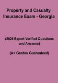 Georgia Property & Casualty Insurance Exam &ndash; Complete Licensing Study Guide&comma; Practice Questions & Exam Prep
