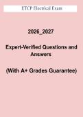 ETCP Electrical Exam Questions and Answers PDF &vert; Entertainment Electrician Certification Study Guide &lpar;2026&ndash;2027&rpar;
