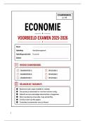 Examen Economie &vert; VIVES Kortrijk &vert; 2025&sol;2026
