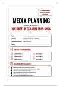 Examen Mediaplanning &vert; VIVES &vert; 2025&sol;2026