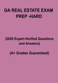 GA Real Estate Exam Prep &lpar;HARD&rpar; &ndash; Advanced Practice Questions&comma; Challenging Review & Licensing Study Guide