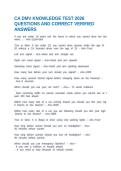 CA DMV KNOWLEDGE TEST 2026 QUESTIONS AND CORRECT VERIFIED ANSWERS