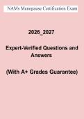 NAMs Menopause Certification Exam PDF &vert; Menopause Specialist Study Guide & Practice Questions &lpar;2026&ndash;2027&rpar;