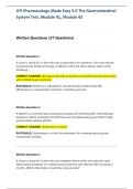 ATI Pharmacology Made Easy 5&period;0 The Gastrointestinal System Test&comma; Module 41&comma; Module 42
