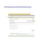 ATI RN Fundamentals Proctored Exam 2023 Questions & Answers &NewLine;