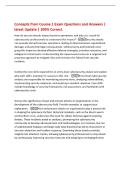 Concepts from Course 1 Exam Questions and Answers &vert;&NewLine;latest Update &vert; 100&percnt; Correct&period;&NewLine;How do security attacks impact business operations&comma; and why is it crucial for&NewLine;cybersecurity professionals to understand this impact&quest; -Security attacks&NewLine;can severely disru