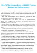NHA PCT Certification Exam &ndash; National Healthcareer Association &lpar;NHA&rpar; &ndash; 2026&sol;2027 Practice Questions and Verified Answers Study Guide