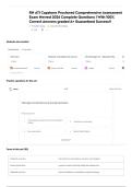 RN ATI Capstone Proctored Comprehensive Assessment Exam Newest 2026 Complete Questions &vert; With 100&percnt; Correct Answers graded A&plus; Guaranteed Success&excl;&excl;