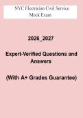 NYC Electrician Civil Service Exam PDF &vert; Practice Questions & Solutions Study Guide &lpar;2026&ndash;2027&rpar;