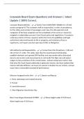 Coxswain Board Exam Questions and Answers &vert; latest&NewLine;Update &vert; 100&percnt; Correct&period;&NewLine;Coxswain Responsibilities - Comes from COMDTINST M5000&period;3 5-1-8 Sub&NewLine;section paragraph B&period; The coxswain shall be responsible&comma; in order of precedence&comma;&NewLine;for the safety and conduct of 