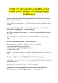 Cos 113 Final Exam with all Correct & 100&percnt; Verified Answers &vert;Actual Complete Exam &vert;Already Graded A&plus; &lpar;Just Released&rpar;