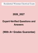 Residential Wireman Electrical Exam PDF &vert; Wiring Methods&comma; NEC Code & Practice Study Guide &lpar;2026&ndash;2027&rpar;
